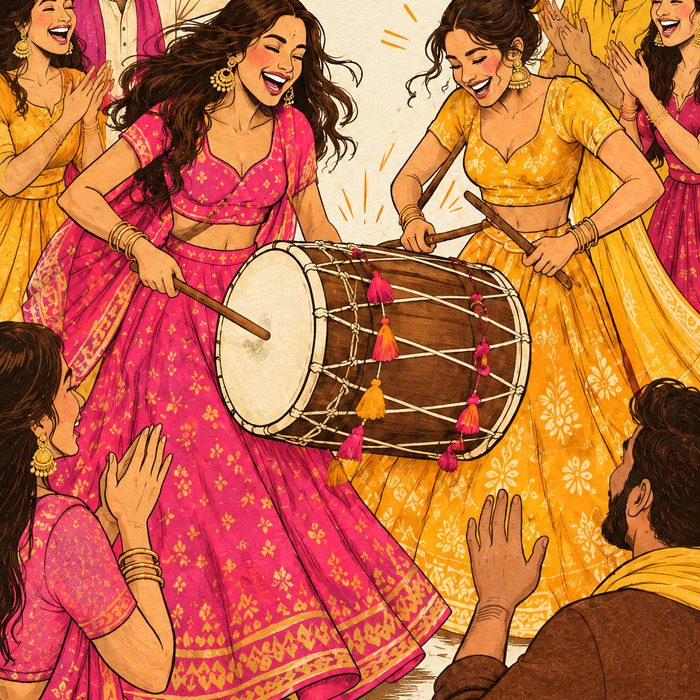 Two cousins have taken over the dhol