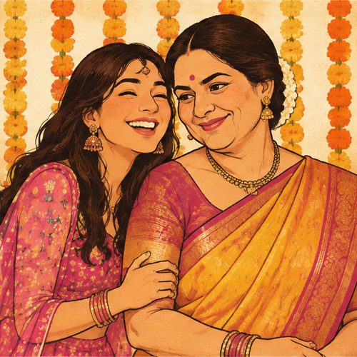 Sana and Bhua ji, finally smiling